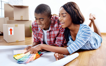 couple at home